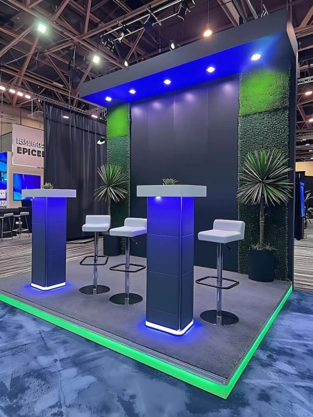 Montagem de stand para evento corporativo