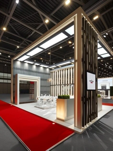 Montagem de stand para shopping
